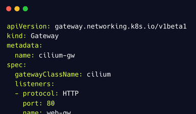 Tutorial: Getting Started with the Cilium Gateway API