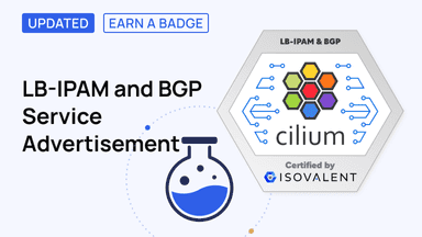 Cilium LoadBalancer IPAM and BGP Service Advertisement